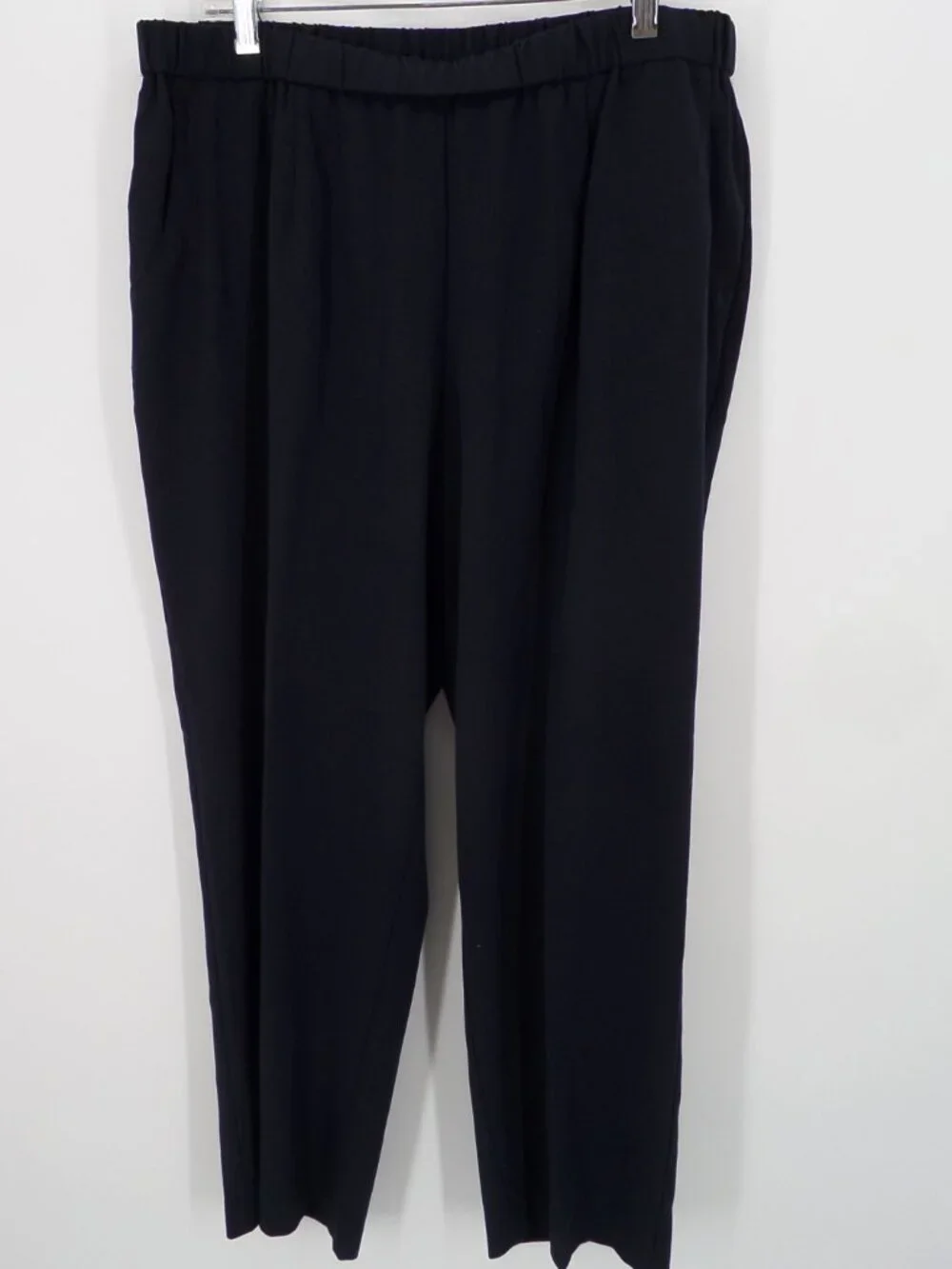 JM Collection  Women's Fall Dress Pants Navy Blue Straight Leg Size 20WP